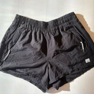 Size small black Vuori shorts